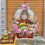 Mâm Tráp Rượu – Trà – Thuốc – Bánh Ngọt Sang Trọng