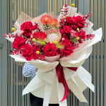 Bó Hoa Hồng Đỏ Sang Trọng