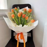 Bó Tulip Cam Rực Rỡ