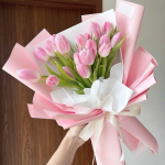 Bó hoa Tulip “Hồng Say Đắm”