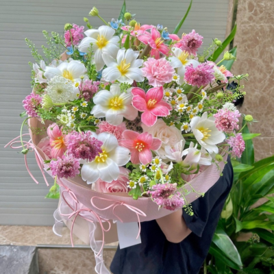 Bó Hoa Pastel