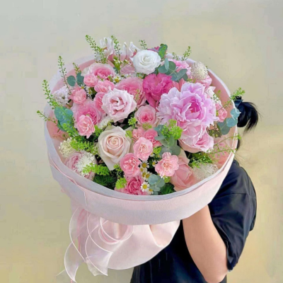 Bó Hoa Tròn Thanh Lịch