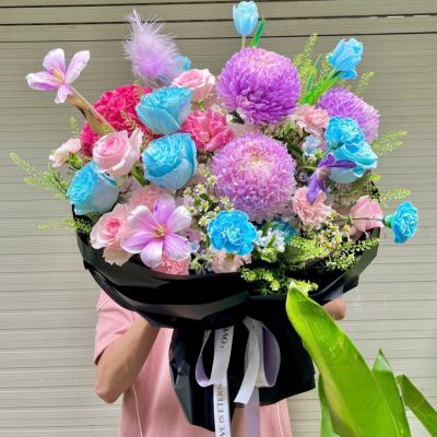 Bó Hoa Pastel Ngọt Ngào