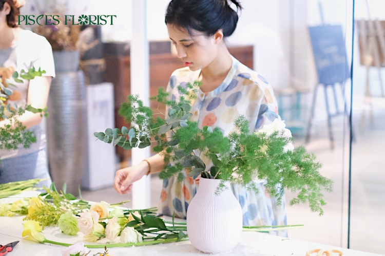 lớp học cắm hoa chuyên nghiệp